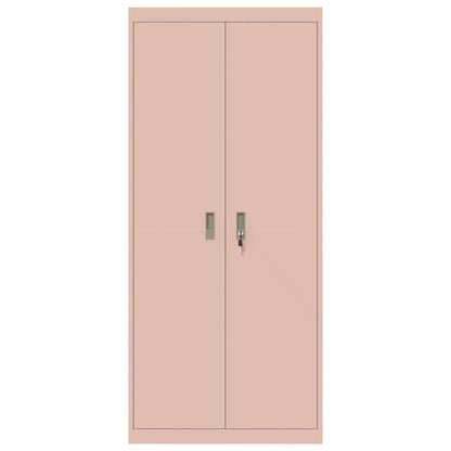vidaXL Storage Cabinet Pink 80 x 40 x180 cm Steel