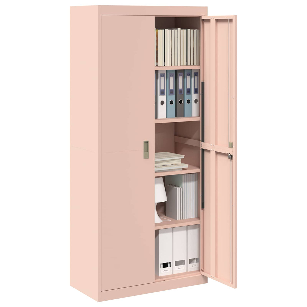 vidaXL Storage Cabinet Pink 80 x 40 x180 cm Steel