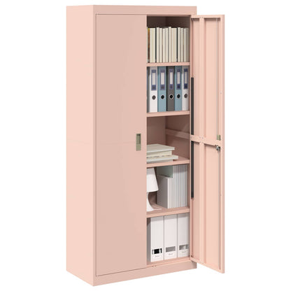 vidaXL Storage Cabinet Pink 80 x 40 x180 cm Steel