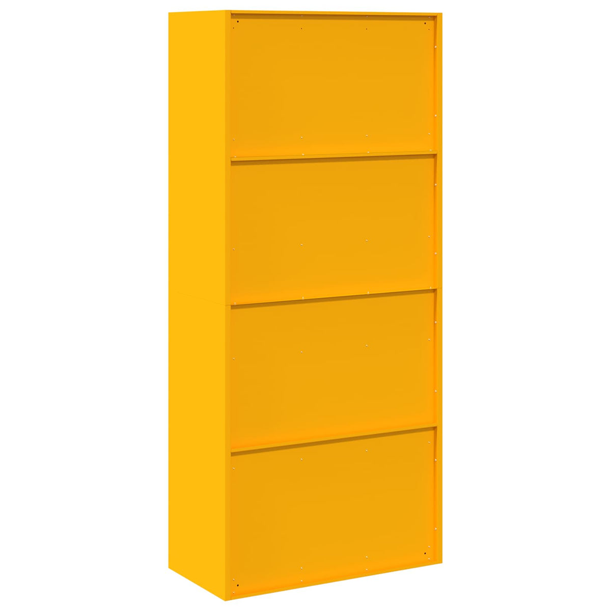 vidaXL Storage Cabinet Mustard Yellow 80 x 40 x180 cm Steel