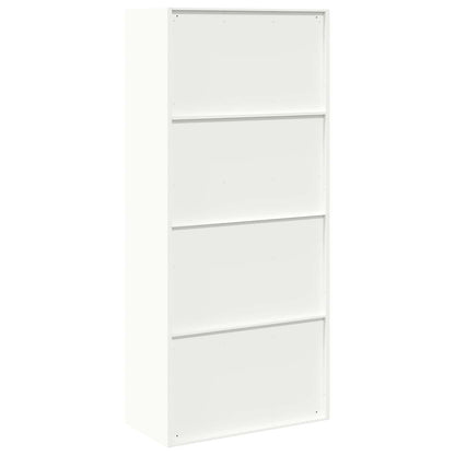 vidaXL Storage Cabinet White 80 x 40 x180 cm Steel