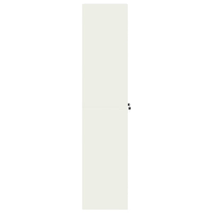 vidaXL Storage Cabinet White 80 x 40 x180 cm Steel