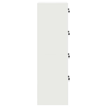 vidaXL Storage Cabinet 2 pcs Black 80 x 40 x200 cm Cold-Rolled Steel