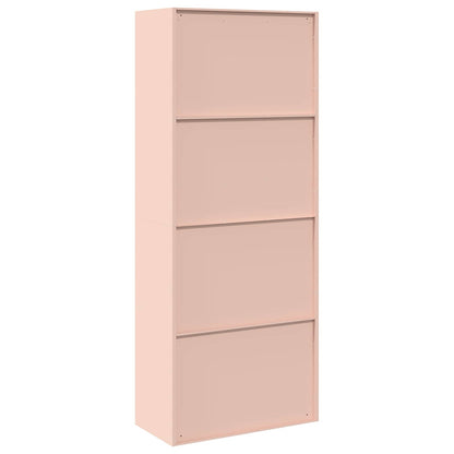 vidaXL Storage Cabinet Pink 80 x 40 x200 cm Steel