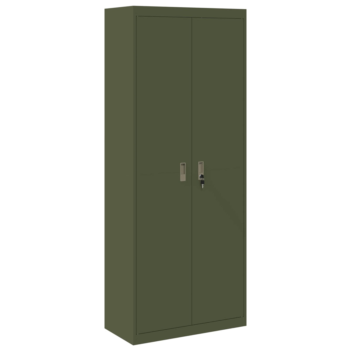 vidaXL Storage Cabinet Olive Green 80 x 40 x200 cm Steel