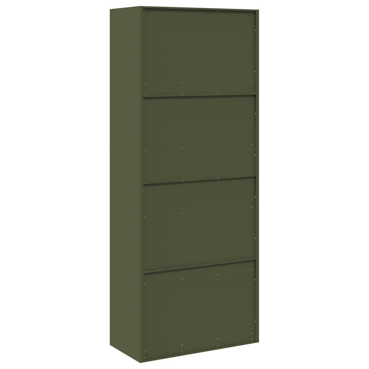 vidaXL Storage Cabinet Olive Green 80 x 40 x200 cm Steel