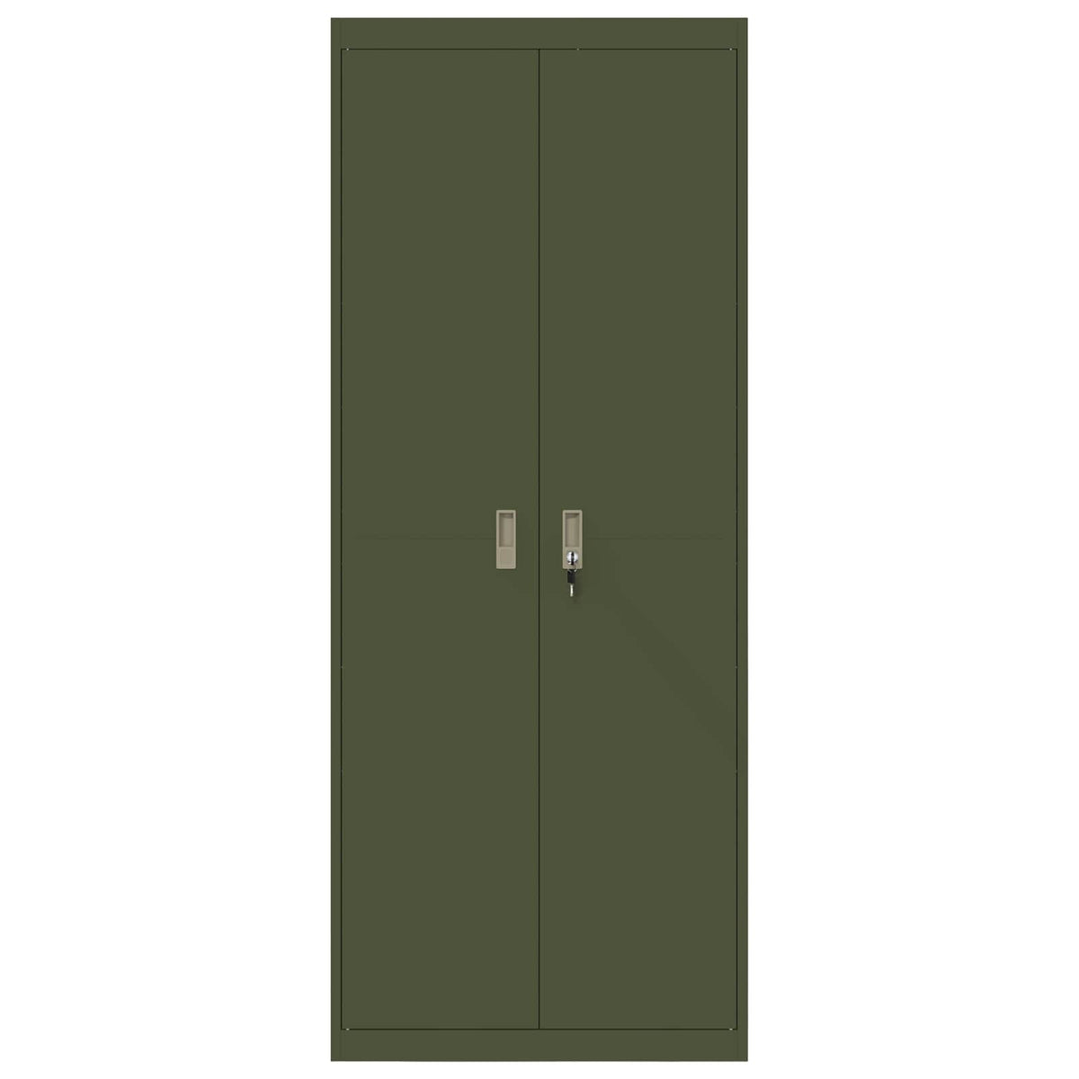 vidaXL Storage Cabinet Olive Green 80 x 40 x200 cm Steel