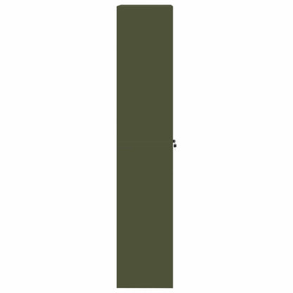 vidaXL Storage Cabinet Olive Green 80 x 40 x200 cm Steel