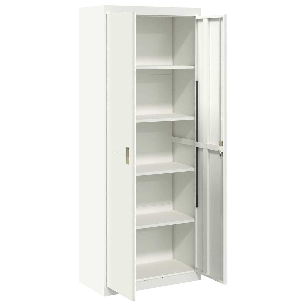 vidaXL Storage Cabinet White 80 x 40 x200 cm Steel