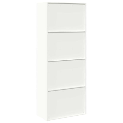 vidaXL Storage Cabinet White 80 x 40 x200 cm Steel
