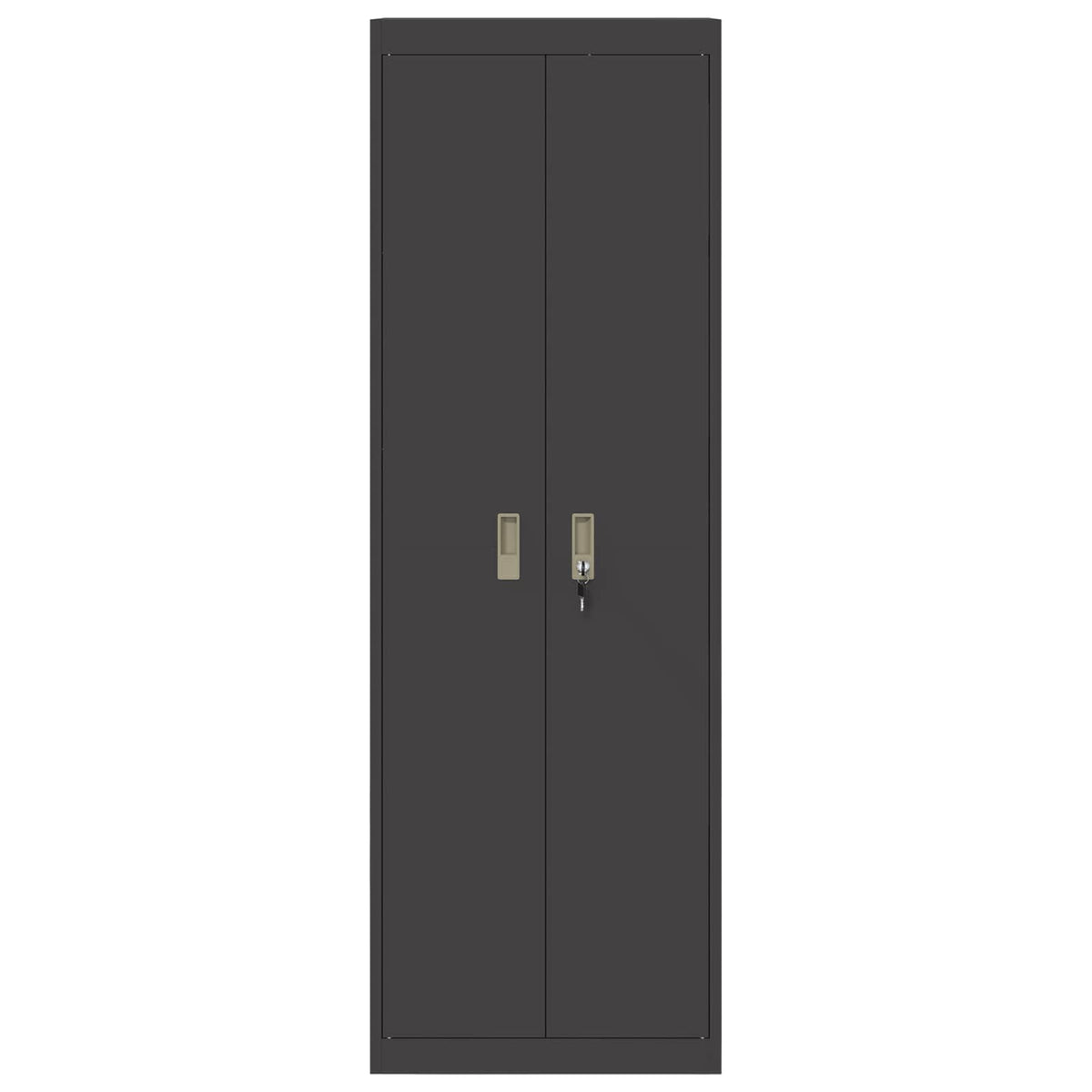 vidaXL Storage Cabinet Black 60 x 40 x180 cm Steel