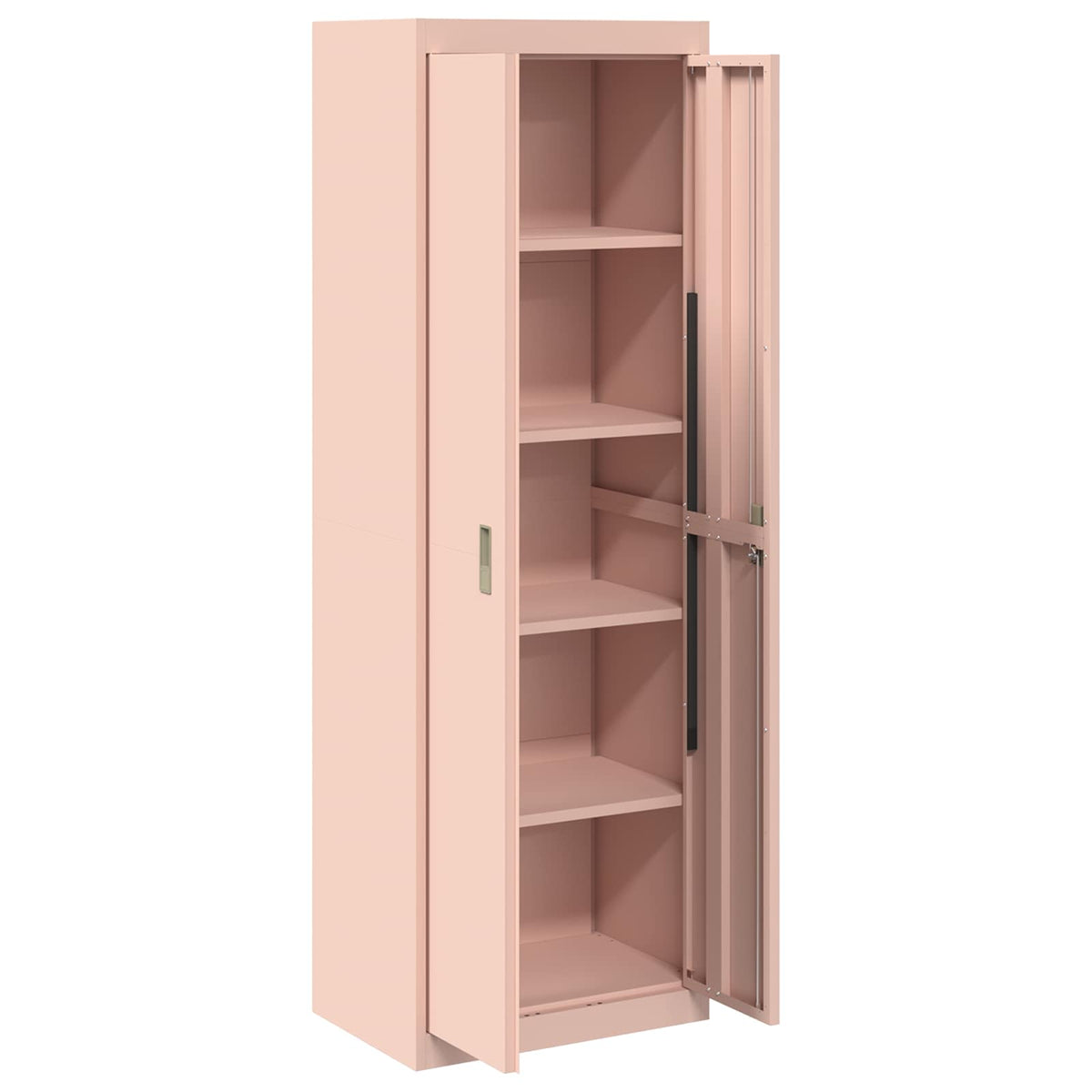 vidaXL Storage Cabinet Pink 60 x 40 x180 cm Steel