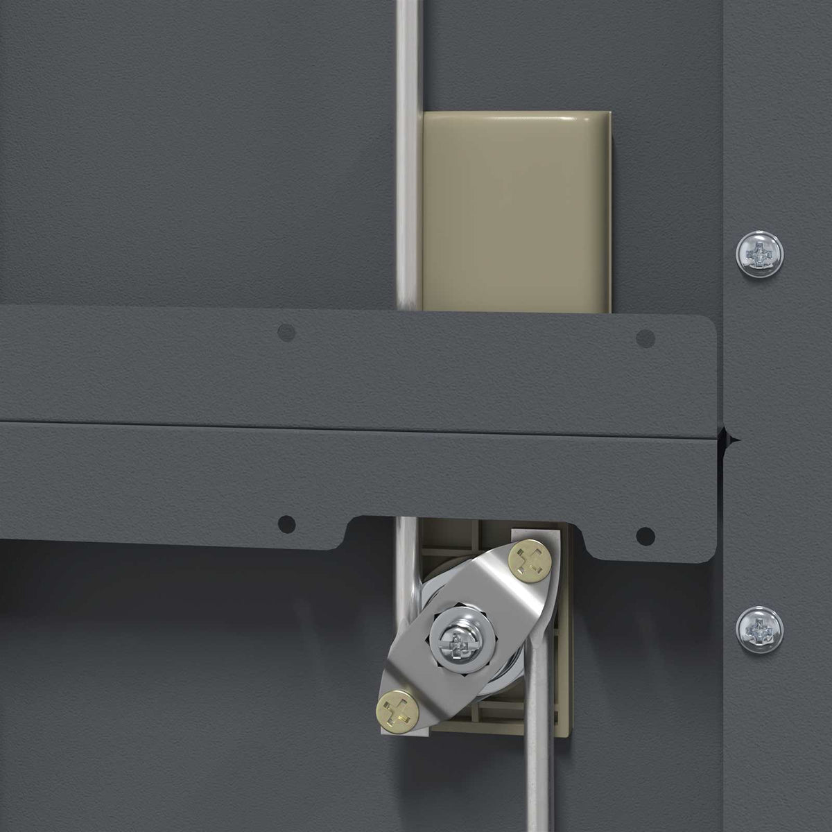 vidaXL Storage Cabinet Anthracite 60 x 40 x180 cm Steel