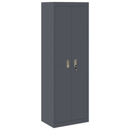vidaXL Storage Cabinet Anthracite 60 x 40 x180 cm Steel