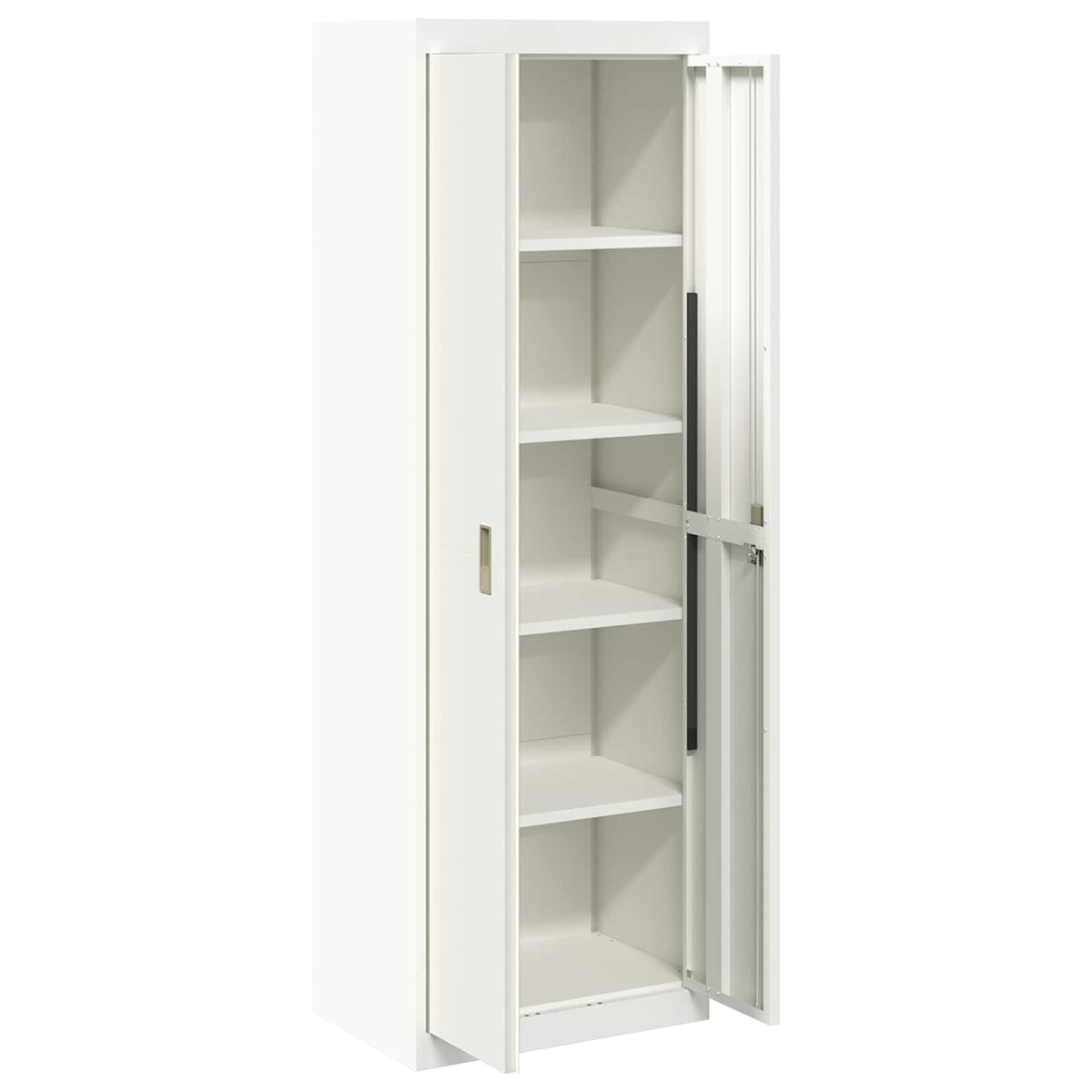 vidaXL Storage Cabinet White 60 x 40 x180 cm Steel