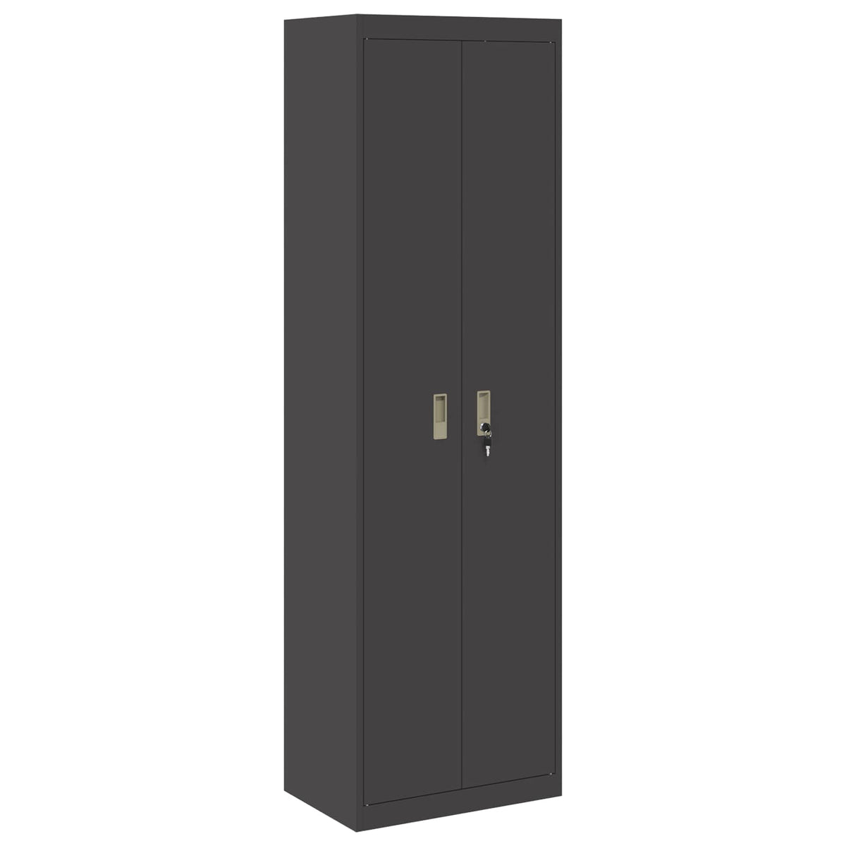 vidaXL Storage Cabinet Black 60 x 40 x200 cm Steel