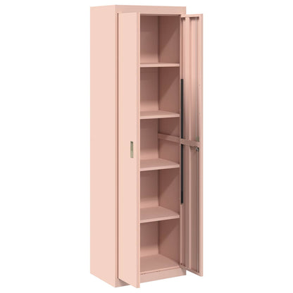 vidaXL Storage Cabinet Pink 60 x 40 x200 cm Steel