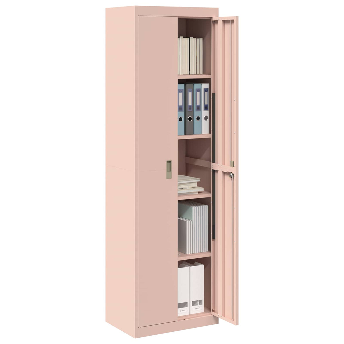vidaXL Storage Cabinet Pink 60 x 40 x200 cm Steel