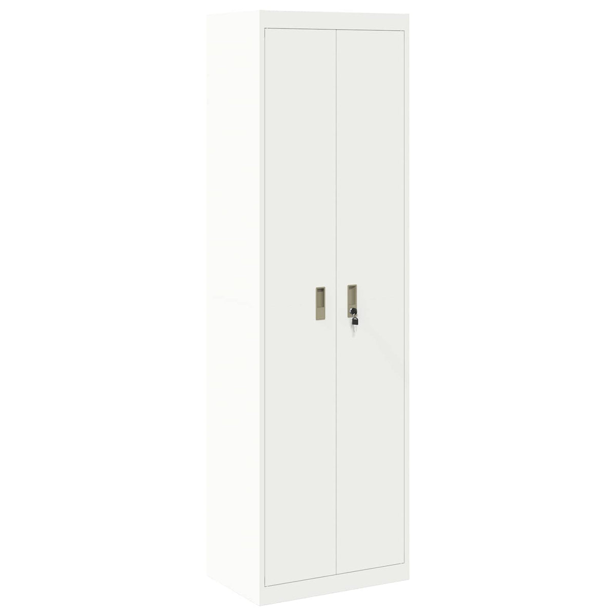vidaXL Storage Cabinet White 60 x 40 x200 cm Steel