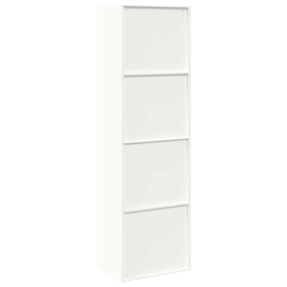 vidaXL Storage Cabinet White 60 x 40 x200 cm Steel
