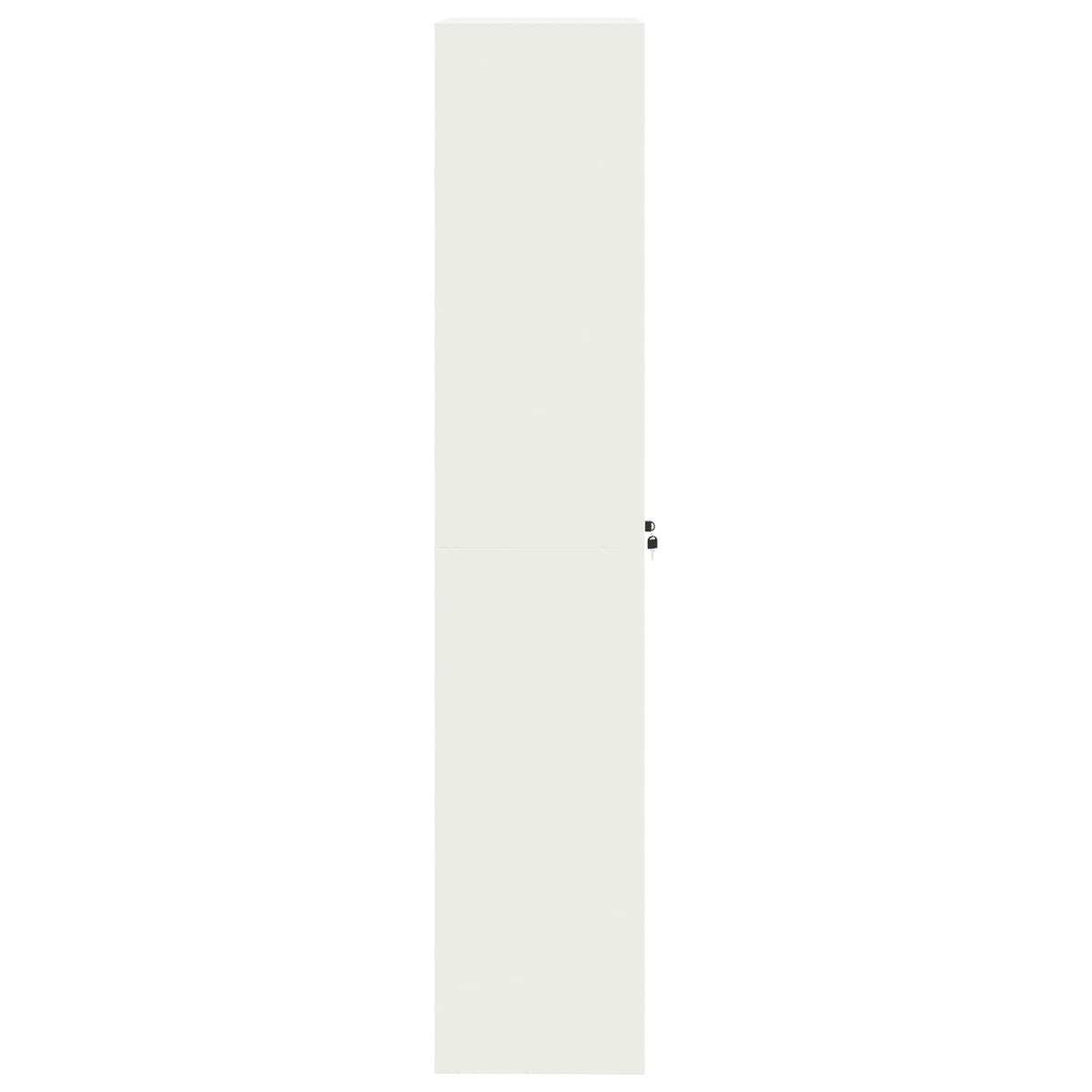 vidaXL Storage Cabinet White 60 x 40 x200 cm Steel