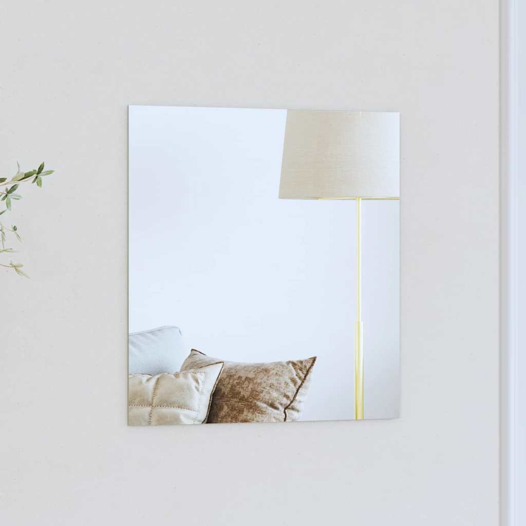 vidaXL Wall Mirror Square 40 x 40 cm Tempered Glass
