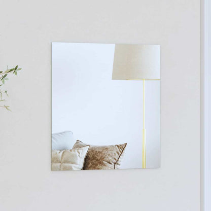vidaXL Wall Mirror Square 40 x 40 cm Tempered Glass