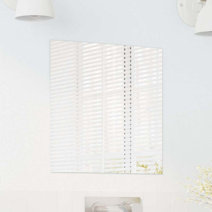 vidaXL Wall Mirror Square 40 x 40 cm Tempered Glass