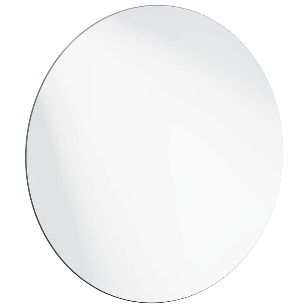 vidaXL Wall Mirror Round Ø 30 cm Tempered Glass