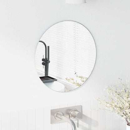 vidaXL Wall Mirror Round Ø 40 cm Tempered Glass