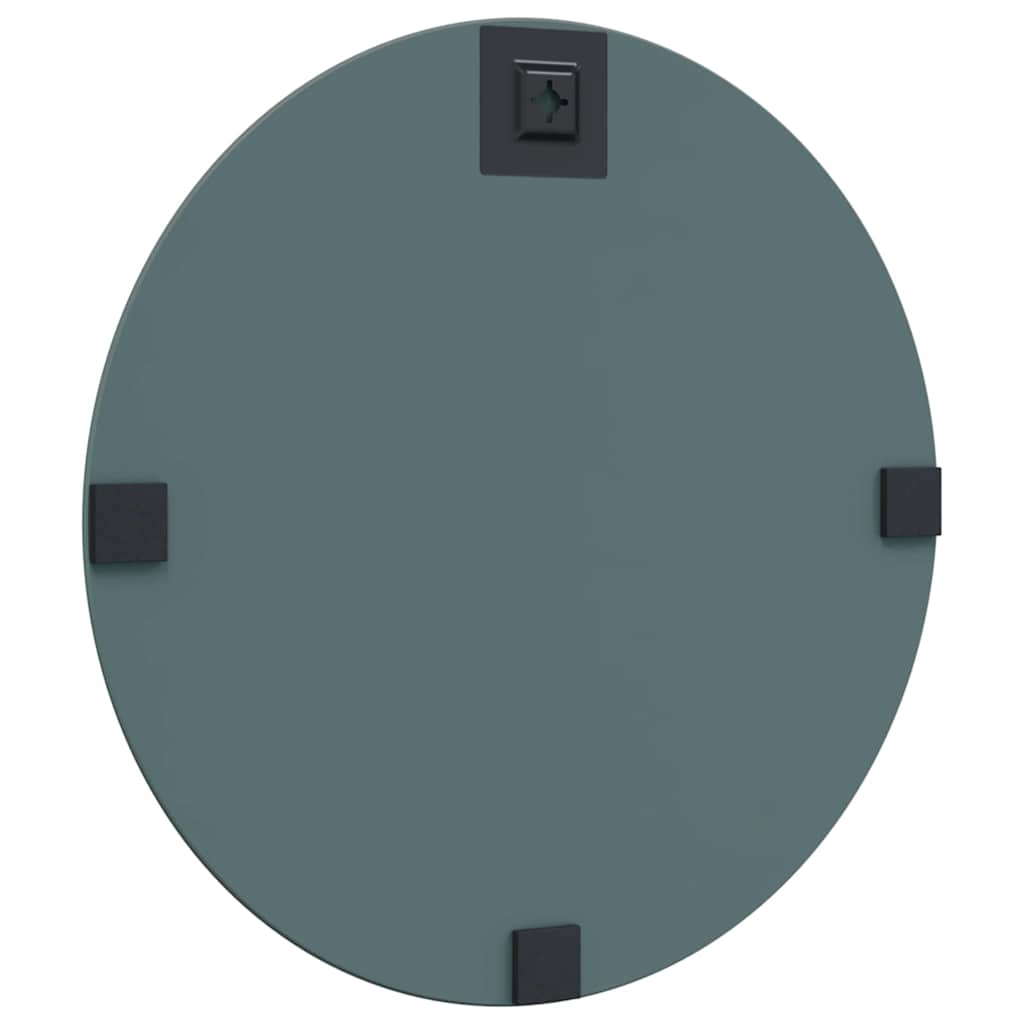 vidaXL Wall Mirror Round Ø 40 cm Tempered Glass