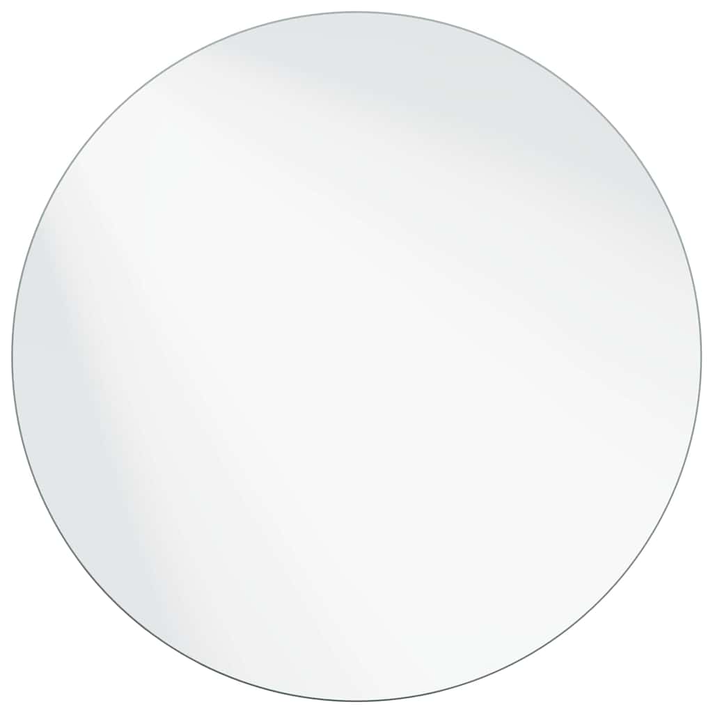 vidaXL Wall Mirror Round Ø 50 cm Tempered Glass