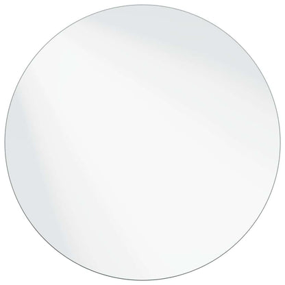 vidaXL Wall Mirror Round Ø 50 cm Tempered Glass