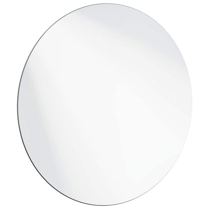 vidaXL Wall Mirror Round Ø 50 cm Tempered Glass