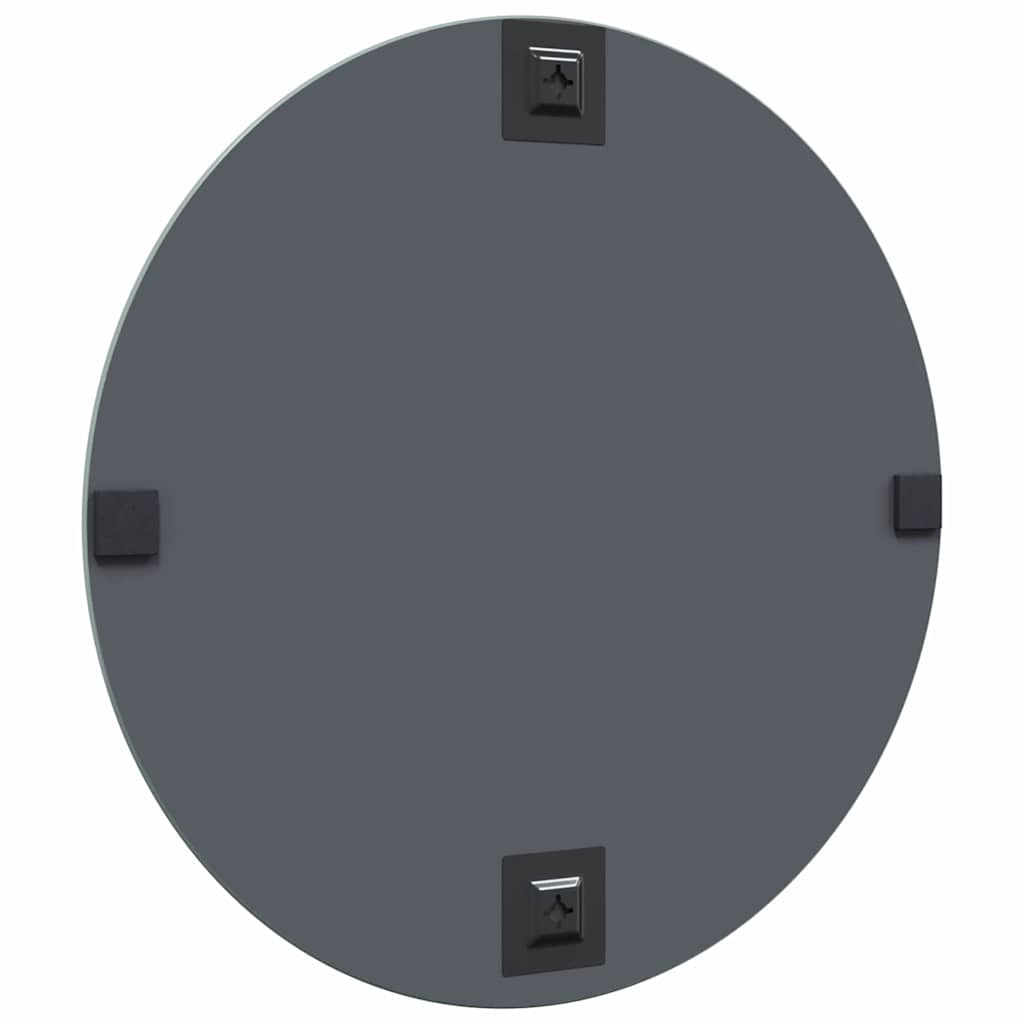 vidaXL Wall Mirror Round Ø 50 cm Tempered Glass