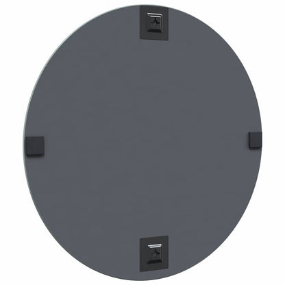 vidaXL Wall Mirror Round Ø 50 cm Tempered Glass