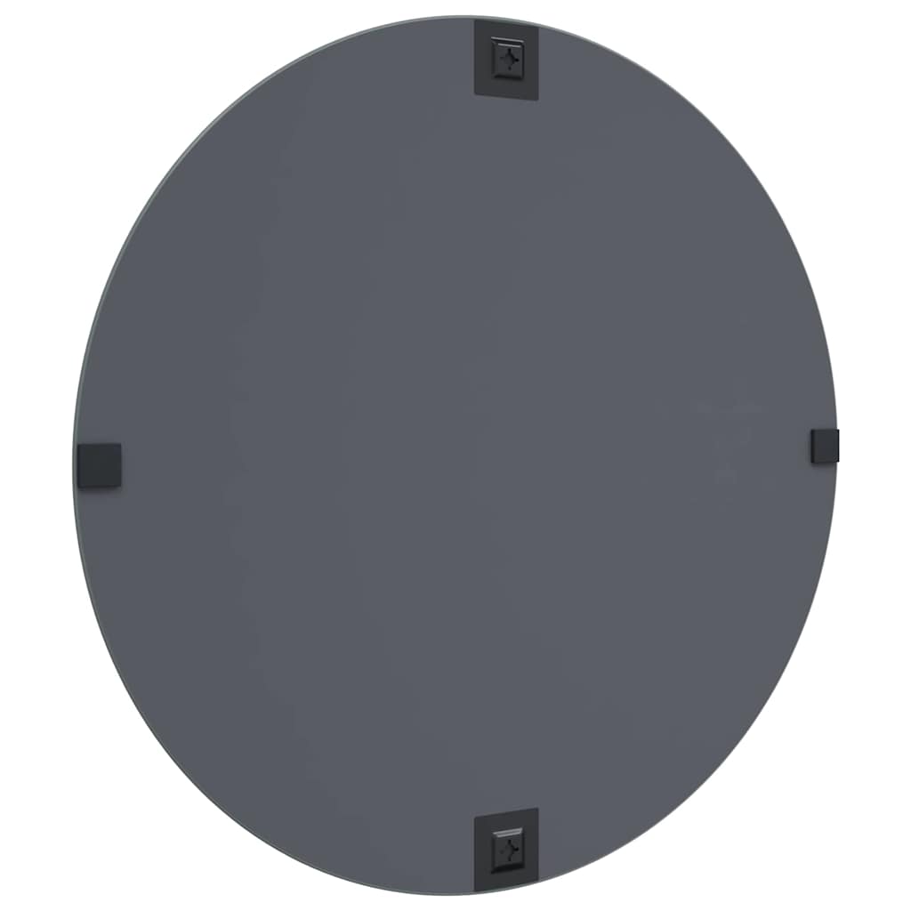 vidaXL Wall Mirror Round Ø 70 cm Tempered Glass