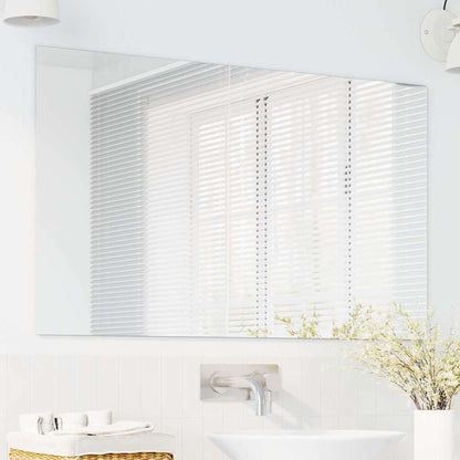 vidaXL Wall Mirror Rectangular 100 x 60 cm Tempered Glass