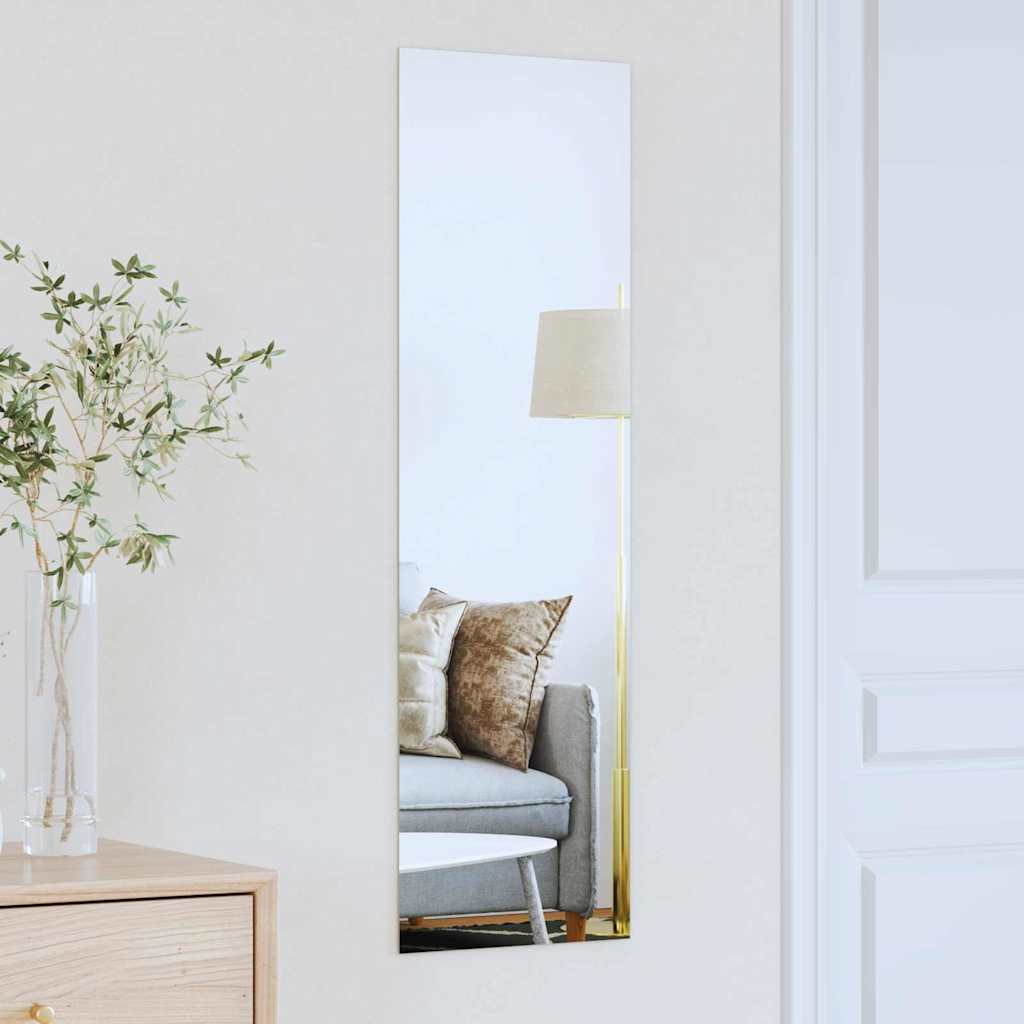 vidaXL Wall Mirror Rectangular 30 x 100 cm Tempered Glass