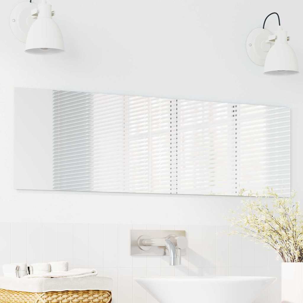 vidaXL Wall Mirror Rectangular 30 x 100 cm Tempered Glass