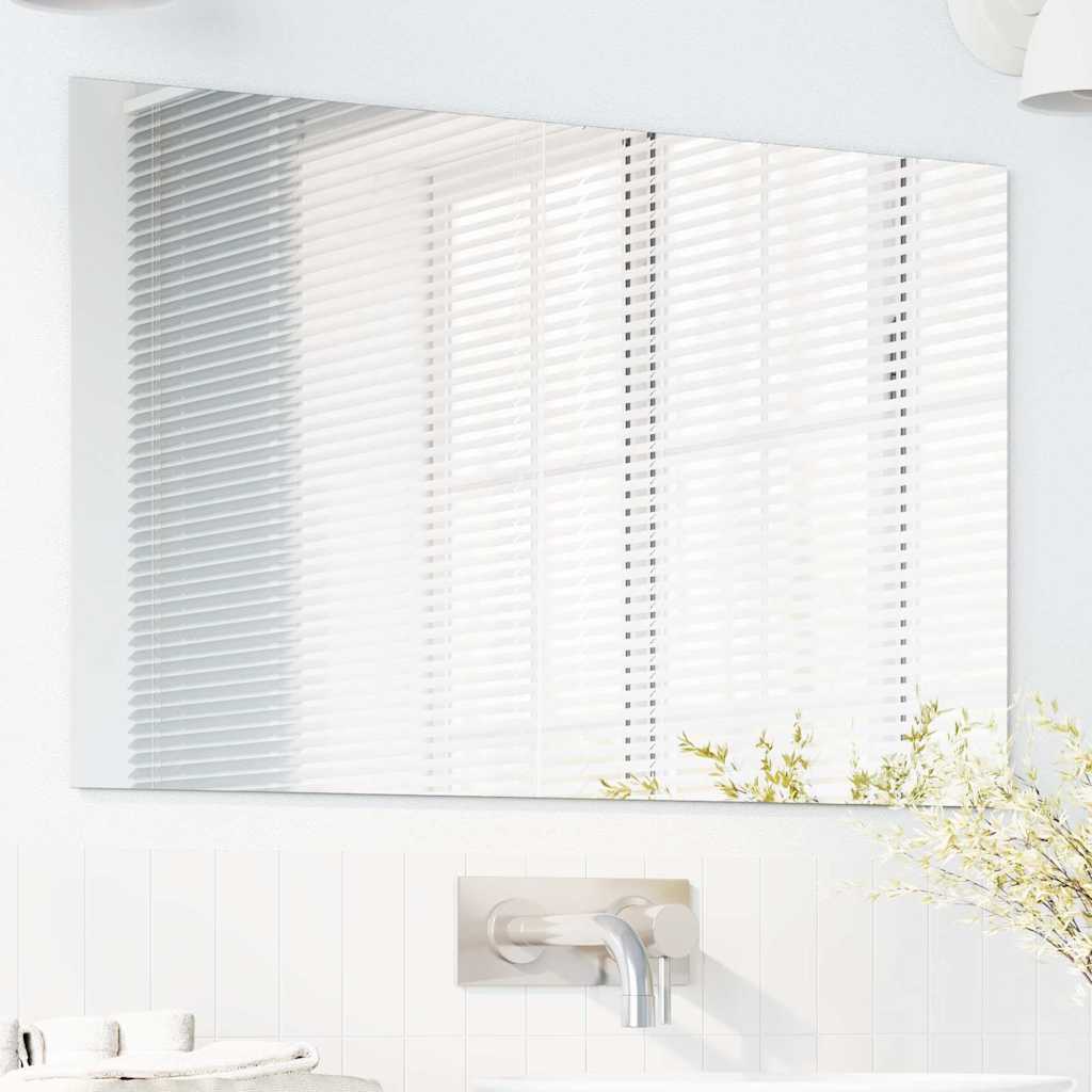 vidaXL Wall Mirror Rectangular 50 x 80 cm Tempered Glass