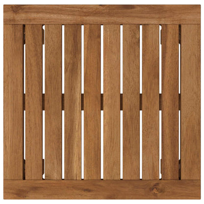 vidaXL Coffee Table Natural 40 x 40.5 x 36 cm Solid Acacia Wood