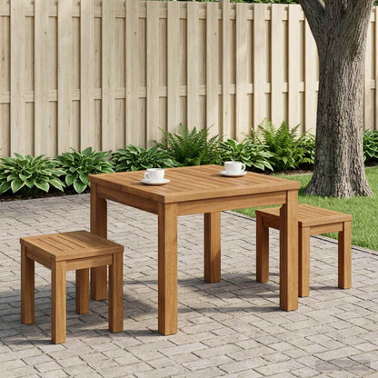 vidaXL Coffee Table Natural 50 x 48.5 x 36 cm Solid Acacia Wood