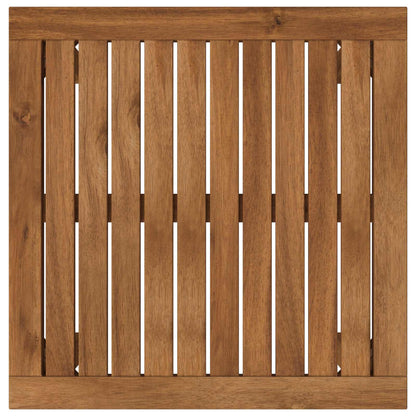 vidaXL Coffee Table Natural 49 x 48.5 x 36 cm Solid Acacia Wood
