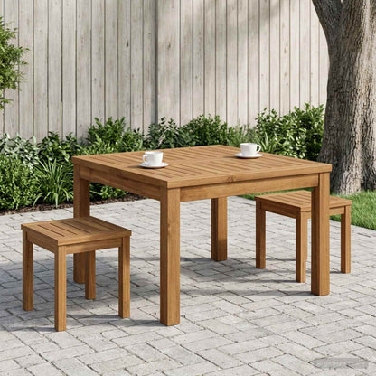 vidaXL Coffee Table Natural 60 x 60.5 x 36 cm Solid Acacia Wood
