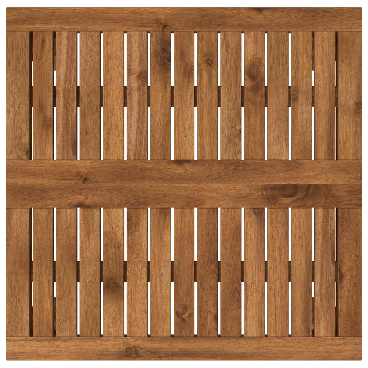vidaXL Coffee Table Natural 60 x 60.5 x 36 cm Solid Acacia Wood