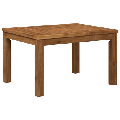 vidaXL Coffee Table Natural 49 x 60.5 x 36 cm Solid Acacia Wood