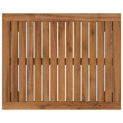 vidaXL Coffee Table Natural 49 x 60.5 x 36 cm Solid Acacia Wood