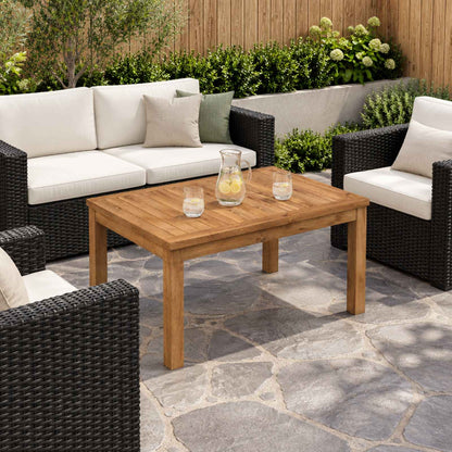 vidaXL Coffee Table Natural 49 x 68.5 x 36 cm Solid Acacia Wood
