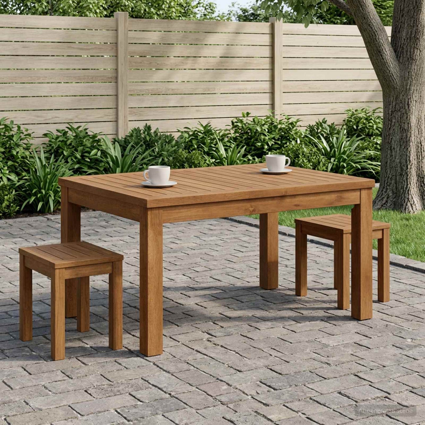 vidaXL Coffee Table Natural 50 x 68.5 x 36 cm Solid Acacia Wood